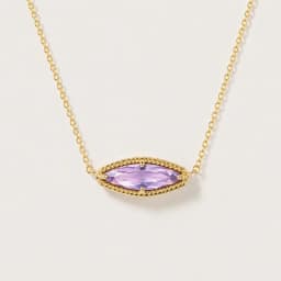 Amethyst Pendant Necklace - Product Detail