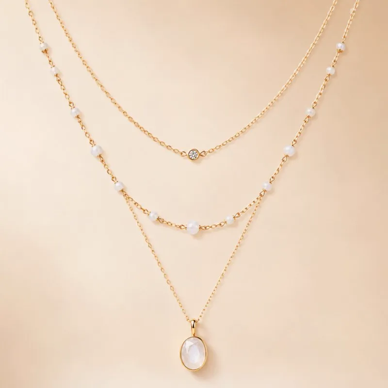 Crystal Drop Necklace